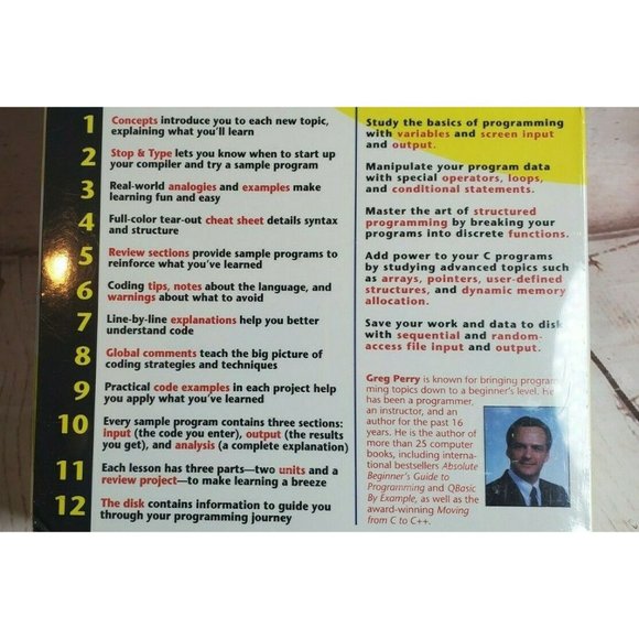 Vintage Sams Publishing C Programming Starter Kit by Greg Perry - Picture 7 of 11
